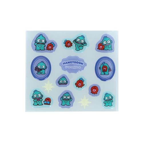 サンスター文具 ハンギョドン ぷっくりシール チェック サンリオ