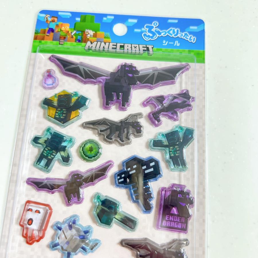 ケイカンパニー Minecraft(マインクラフト) ぷっくりったいシール 集合