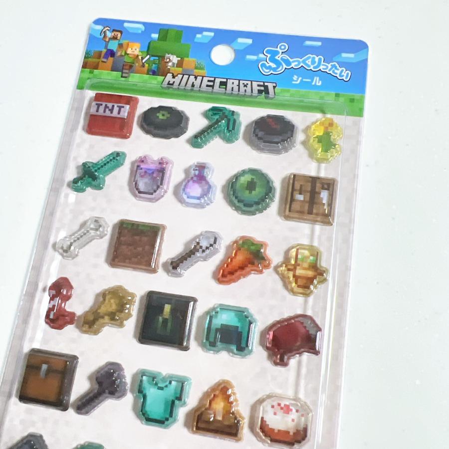 ケイカンパニー Minecraft(マインクラフト) ぷっくりったいシール