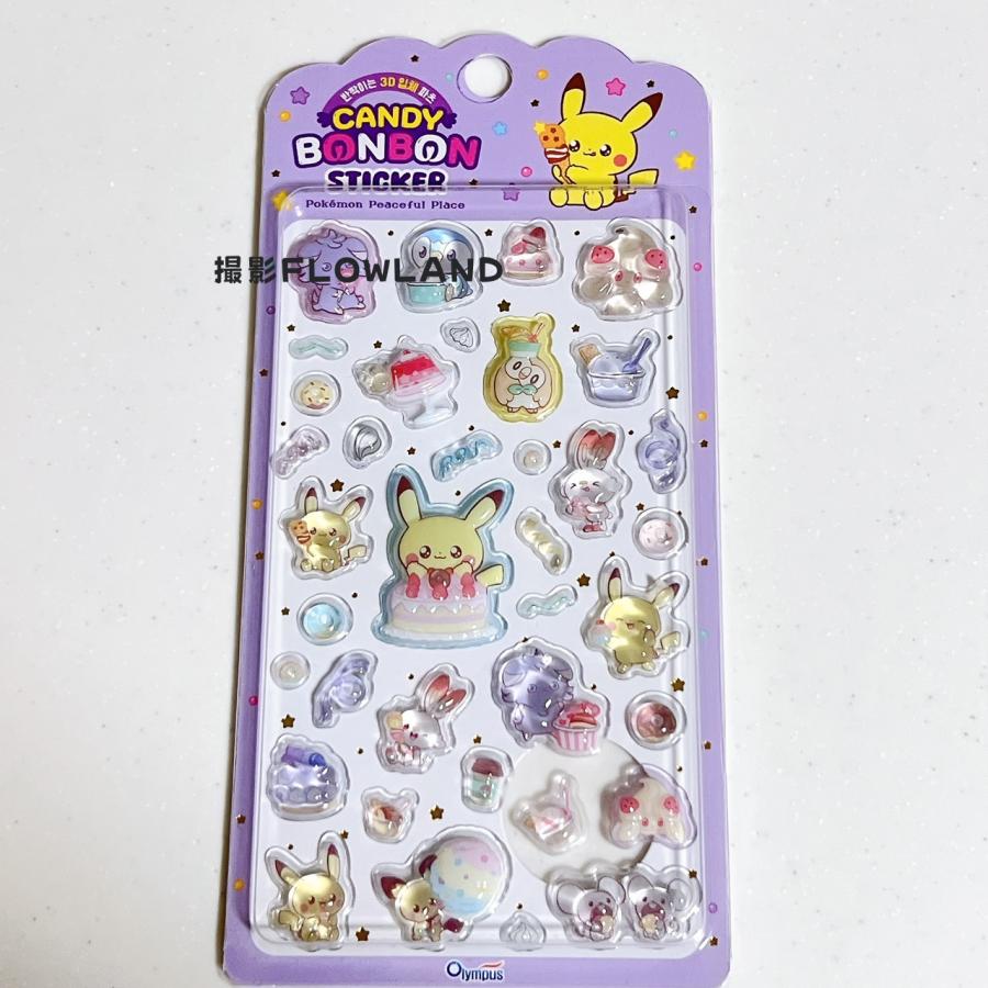 値引相談下さい ポケモン CANDY BONBON STICKER シールセット ポケモン CANDY BONBON STICKER 韓国 正規品 ポケピース