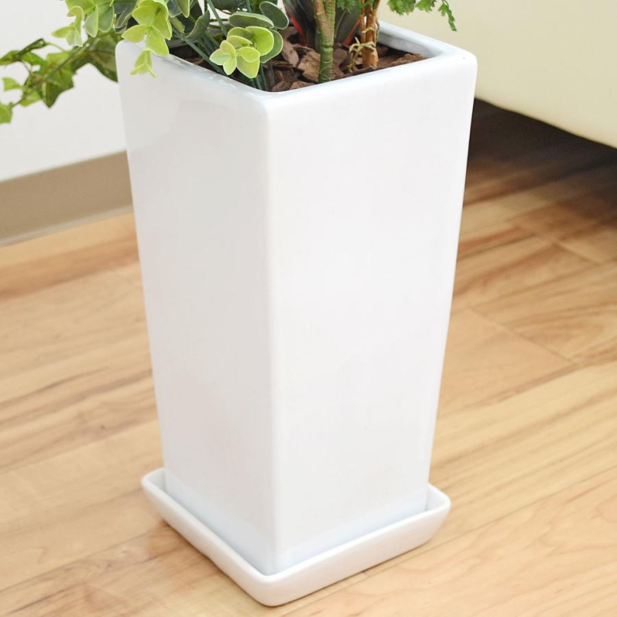 人工観葉植物 寄せ植え(ドラセナ・ソングオブインディア) 陶器鉢