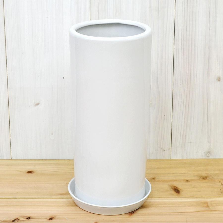円筒形陶器 白灰色 Amazon.co.jp: [ADSNS] 円筒形陶器鉢 Lサイズ 選べる17カラー