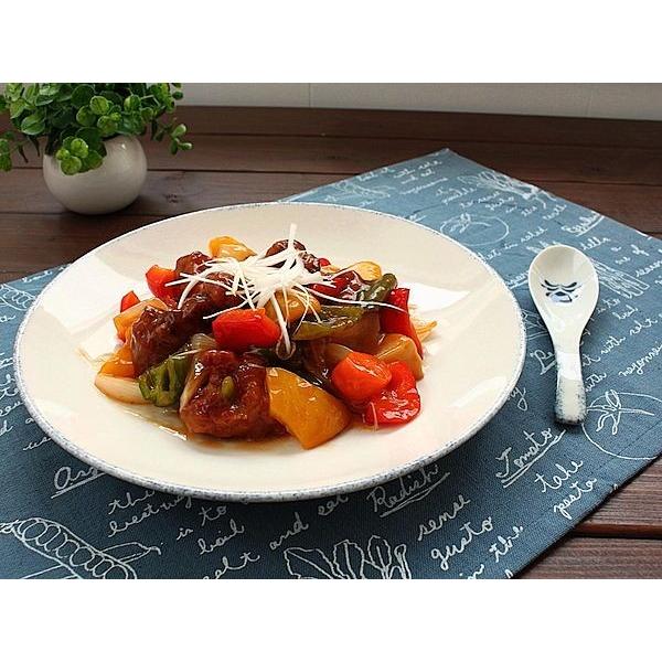 Heart プレート&レンゲセット (洋食器 白い食器 大皿 盛皿 お皿 れんげ