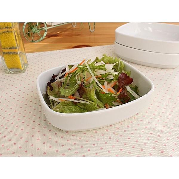 白いスタック浅ボウル 洋食器 白い食器 アウトレット 日本製 保証