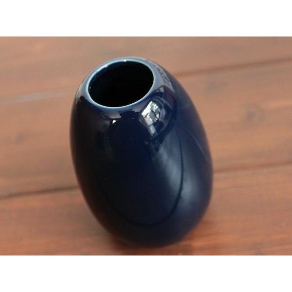 ネイビー一輪挿し (花瓶 花器 フラワーベース インテリア 日用品