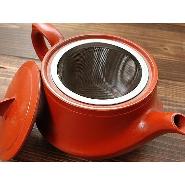 未使用 常滑焼 「朱泥」昭萌造 急須&茶碗セット 未使用 常滑焼 「朱泥」昭萌造 急須&茶碗セット