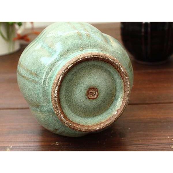 手造り 鶴首花瓶(貫入入り) (和食器/花器/花瓶/手づくり/手造り/多治見