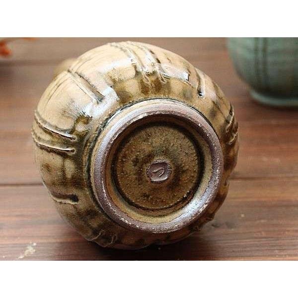 手造り 鶴首花瓶(黄瀬戸貫入入り) (和食器 花器 花瓶 手づくり 手造り 鶴首花瓶(黄瀬戸貫入入り) (和食器 花器 花瓶 手づくり