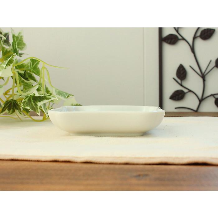 四角プチクッキー皿(洋食器 白い食器 豆皿 プレート お皿 小皿 カフェ