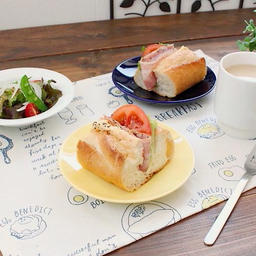 北欧風リボンプレート イエロー花柄レリーフ丸皿 デザート皿 ケーキ皿 取り皿 15.5cm黄色プレート(洋食器 プレート お皿 中皿 取り皿 デザート