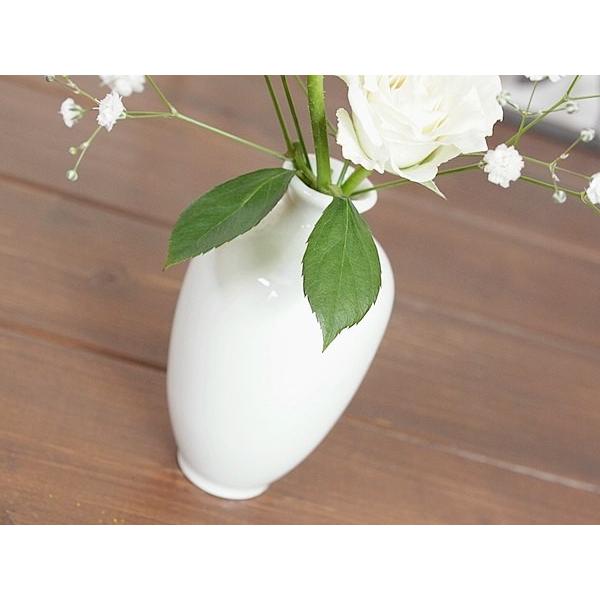 白い 一輪挿し (花器 花瓶 フラワーベース インテリア アウトレット