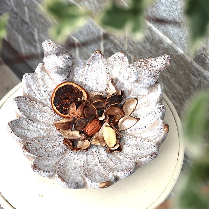 資 ER55EM バードバスフラワーS エメラルドグリーン おしゃれ