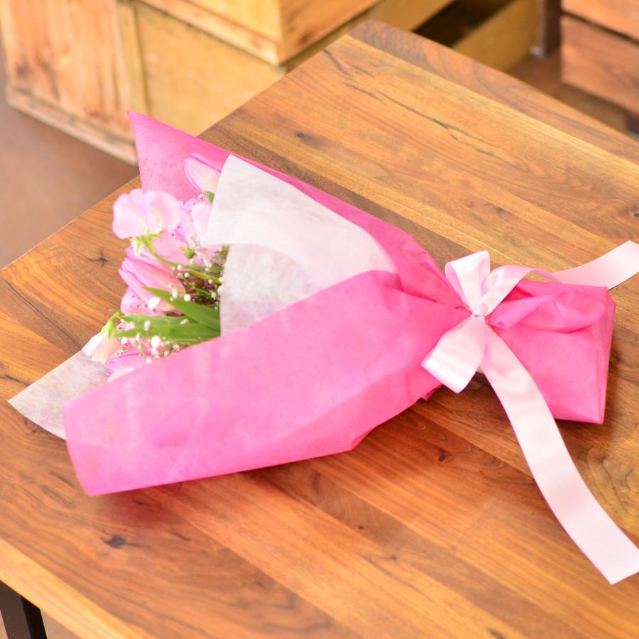 ホワイトデー 卒業祝 入学祝 就職祝 退職祝 プレゼント 合格 入学 送別 退職   誕生日 プレゼント チューリップ 花束  お祝い 春の花束 Mサイズ | エーデルワイス花の贈り物 | 14