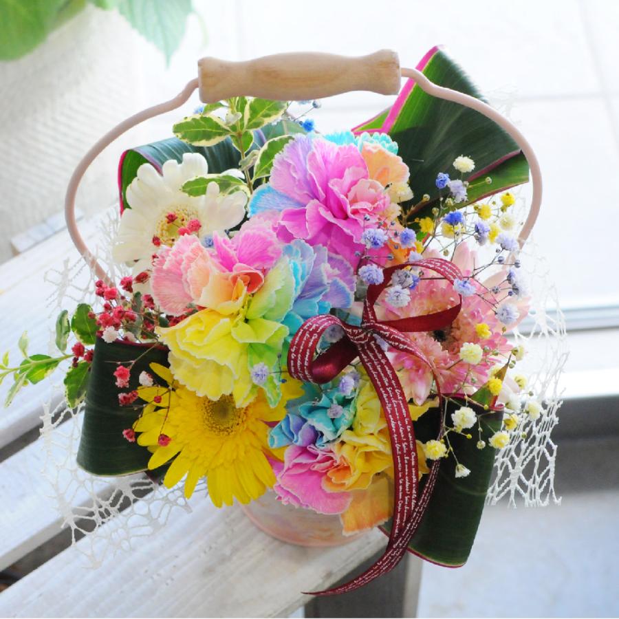 エーデルワイス花の贈り物 花 ギフト カーネーション アレンジメント
