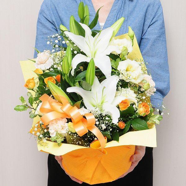 花 ギフト 転勤花 退職花 昇進花 昇格花 栄転花 就任祝い花 白百合 ホワイトリリー アレンジメント 女性 開店祝い 翌日配達 花プレゼント 花 ギフト 還暦祝い Ar Whitelilly 花束ギフト花工房 誕生日翌日配達 通販 Yahoo ショッピング