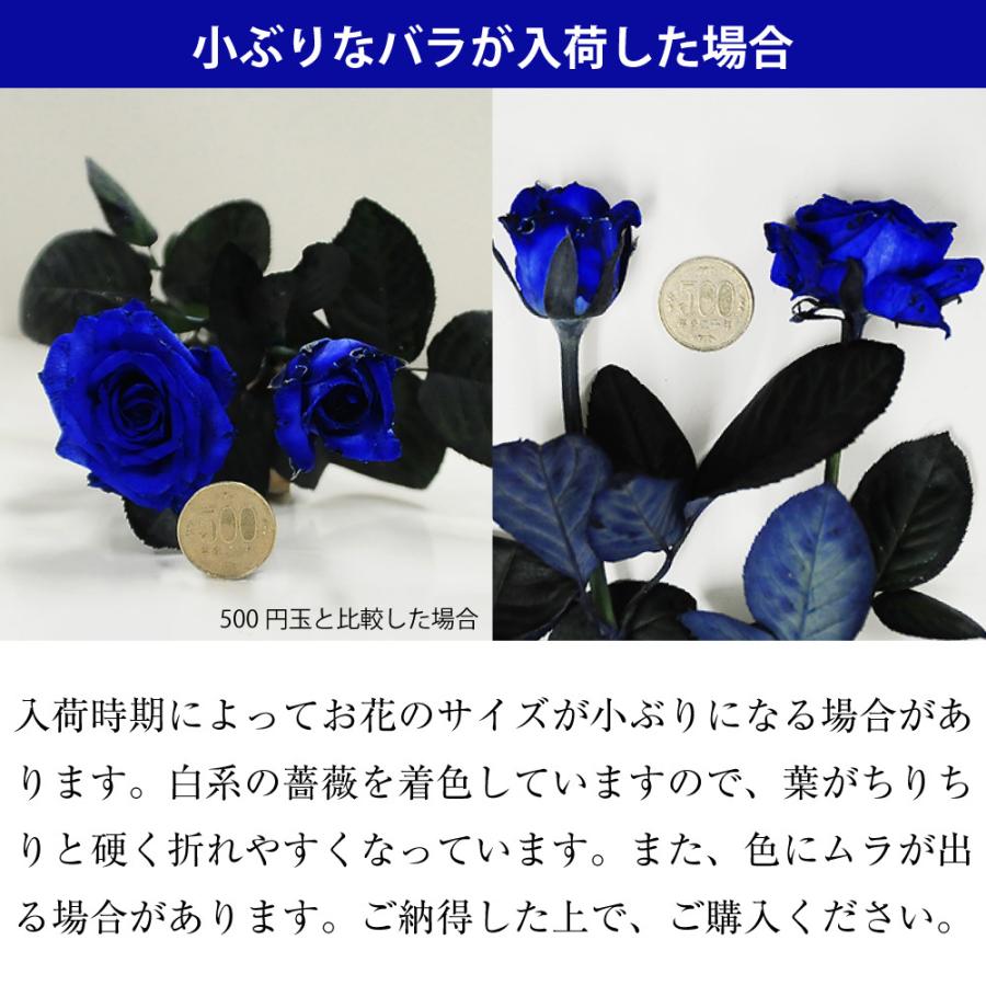 誕生日 プレゼント 花束 バラ 青いバラの花束 108本 ブルーローズ プロポーズ 青いバラ108本の花束｜flower｜06