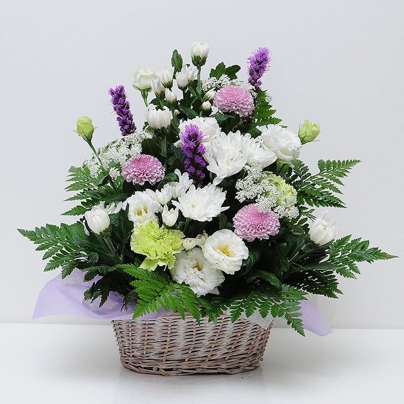 送料無料 新品 お彼岸花 お彼岸 お供え 花 お悔やみ 仏花 アレンジメント Ms 供養 命日 法事 フラワーギフト 法要 一周忌 四十九日