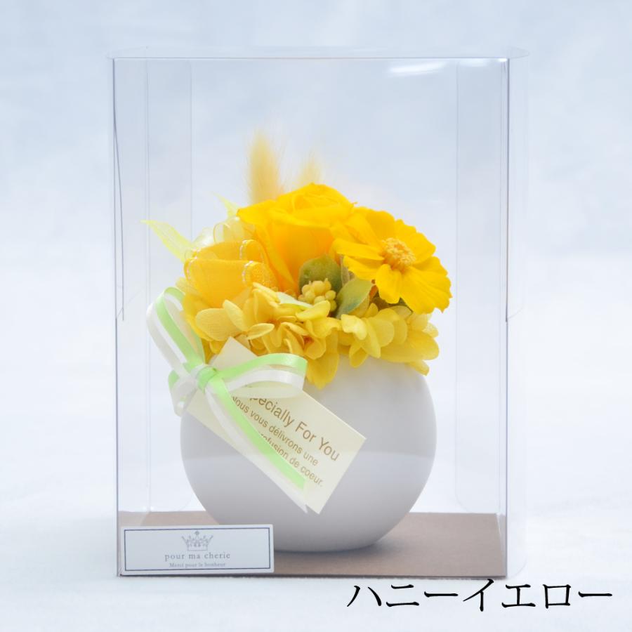 誕生日プレゼント 花 バラ 女性 記念日 プレゼント バラ プリザーブドフラワー プレゼント 誕生日 記念日 花 マカロン クリアケース入り | エーデルワイス花の贈り物 | 14
