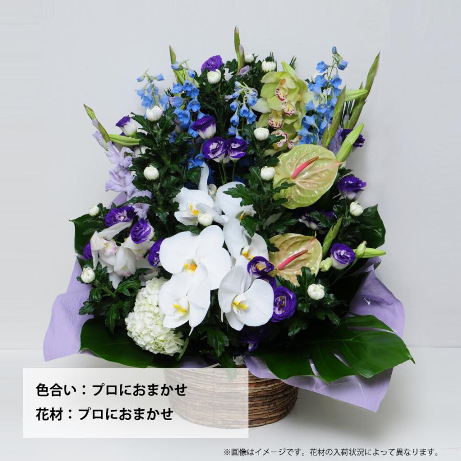 仏花、御供え花、お祝い花 造花胡蝶蘭、カトレアアレンジ 【公式通販】
