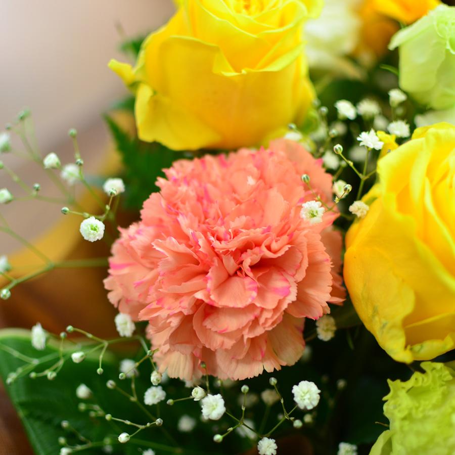 エーデルワイス花の贈り物 ひまわり 花 誕生日プレゼント フラワー