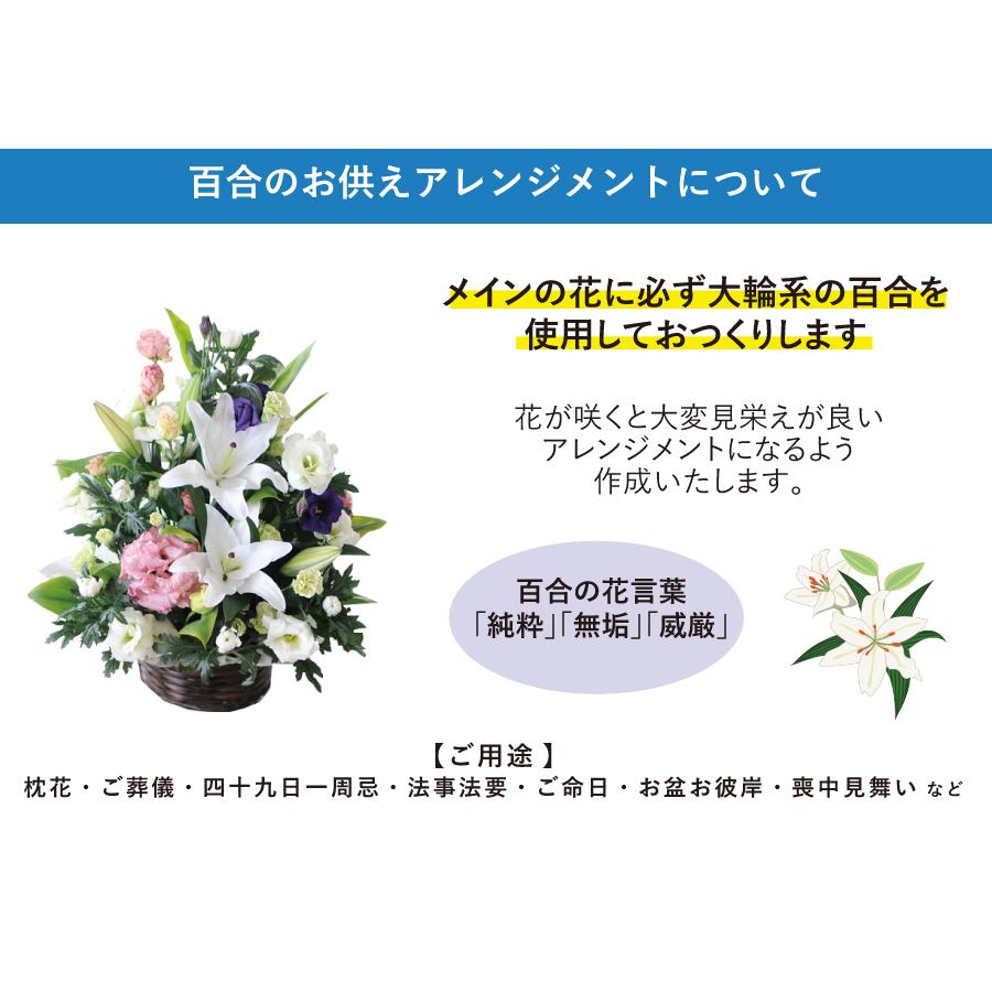 エーデルワイス花の贈り物 お供え 翌日配達 枕花 四十九日 お供え 仏壇