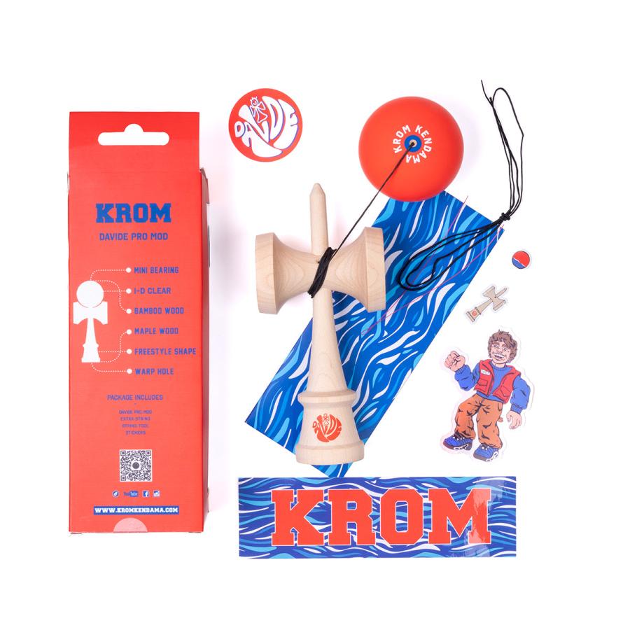 けん玉 KROM DAVIDE PRO MOD I+D クロム ダビデ プロ モデル マットクリアペイントKROM Kendama_7