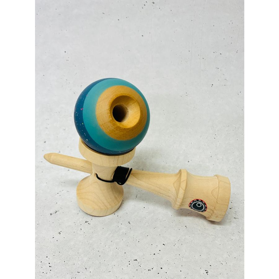 Okendama SPLATTER - REVO Full Maple Blue オーケンダマ けん玉