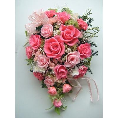 プリザーブドフラワー壁掛け 豪華 バラたっぷりキャスケード型壁掛けアレンジ 送料無料 開店祝い 新築祝い ブーケ風壁掛け リース K1 ふらわーぱれっと ヤフー店 通販 Yahoo ショッピング