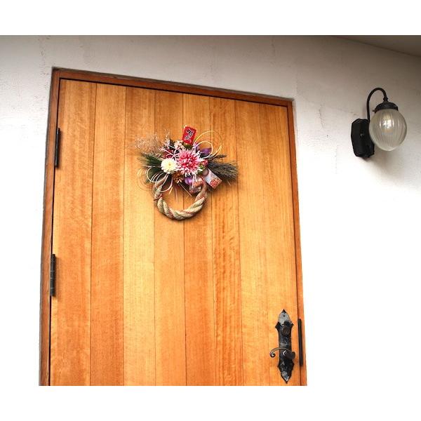 しめ縄リース おしゃれしめ縄【豪華○お楽しみ紅白華ダリア しめ縄リース おしゃれしめ縄【豪華○お楽しみ紅白華ダリア