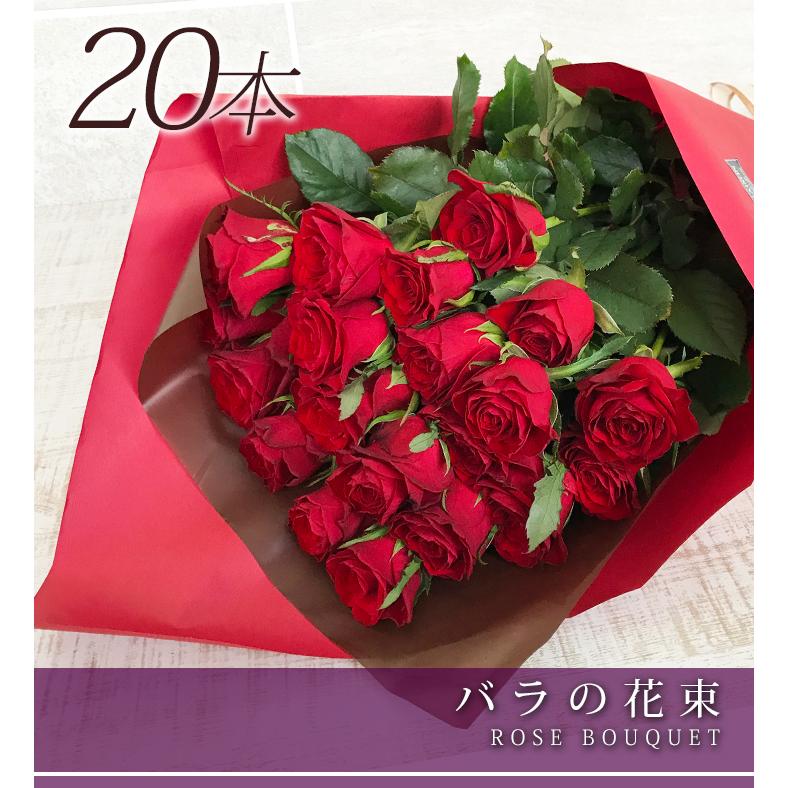 FLORAISON（フロレゾン） プロポーズ 花 赤バラ 花束 20本 誕生日 結婚