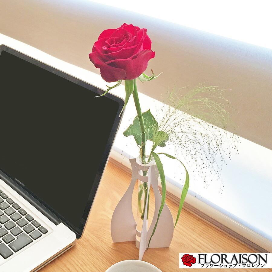 FLORAISON（フロレゾン） 花瓶 一輪挿し ペーパーチューブスタンド 花