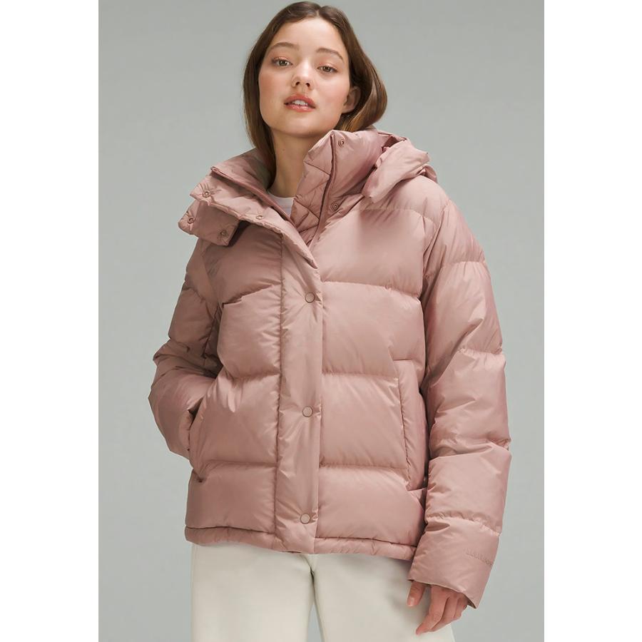 Lululemon フード付きダウンジャケット バーガンディ Lululemon フード付きダウンジャケット バーガンディ ウィメンズ