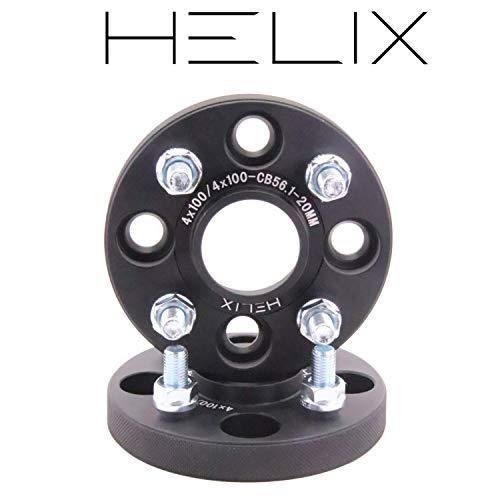 オープニング大放出セール Helix ハブ付 ワイドトレッドスペーサー 4h Pcd100 mm 内径56mm M12xp1 5 マットブラック 2枚セット 適合車事前に 新作モデル Turningheadskennel Com
