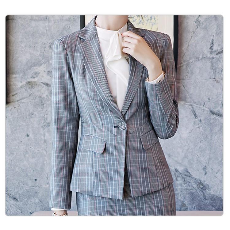 スーツ レディース ビジネス リクルートスーツ ジャケット フォーマル Ol チェック柄 通勤 事務服 制服 入社 宴会 二次会 エレガント トレンド 上品 高級感 Fire9 Flowerstore 通販 Yahoo ショッピング