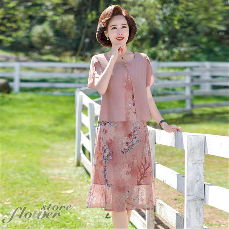 Aライン半袖tシャツ ワンピース レディース 40代 50代 60代 ファッション おしゃれ 女性 上品 セットアップ 春夏秋物 高品質 Flower900 Flowerstore 通販 Yahoo ショッピング