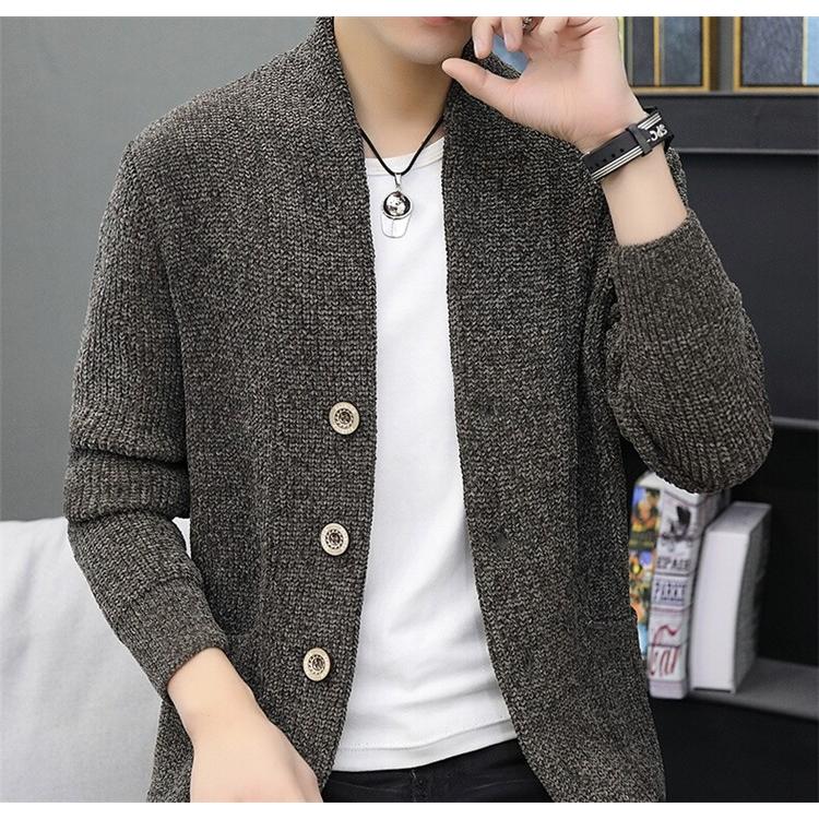 カーディガン メンズ 秋冬 厚手 長袖 ニットカーディガン アウター 羽織 トップス 暖かい お兄系 代 30代 カジュアル おしゃれ 安心の定価販売