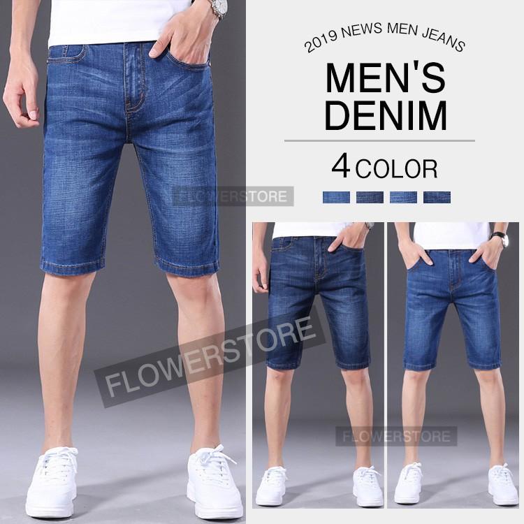 21人気特価 デニム メンズ ボトムス ジーンズ 膝丈 ジーパン デニムパンツ スキニーパンツ おしゃれ 夏 ファッション カジュアル 夏秋