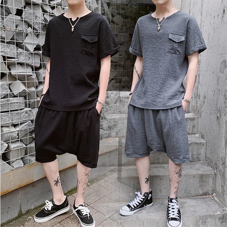 セットアップ メンズ 夏 ジャージ 上下セット スウェット トレーニングウェア 半袖 部屋着 薄 男性 カジュアルジ ャージセットアップ サルエルパンツ Ftz055 Flowerstore 通販 Yahoo ショッピング