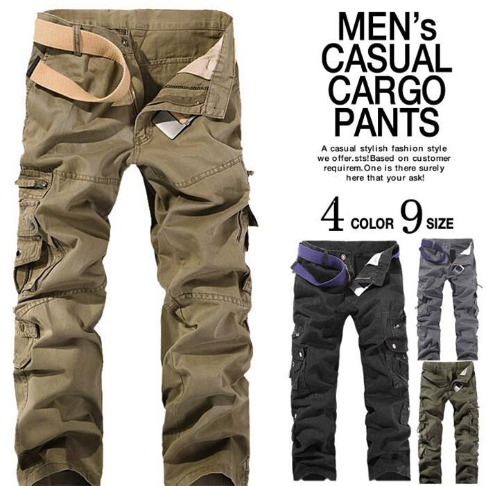 カーゴパンツ メンズ 作業着 ワークパンツ ミリタリー ストレッチ スキニーパンツ ロング丈 ストレート チノパン カラーパンツ カーゴ スリム カジュアルパンツ 今季ブランド