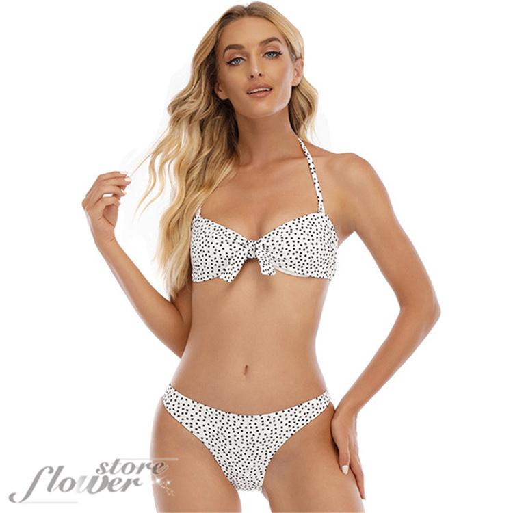 水着 レディース ビキニ セクシー ホルターネック 胸パッド ワイヤーなし クロス セパレート ビーチ 盛れる Hhno223 Flowerstore 通販 Yahoo ショッピング