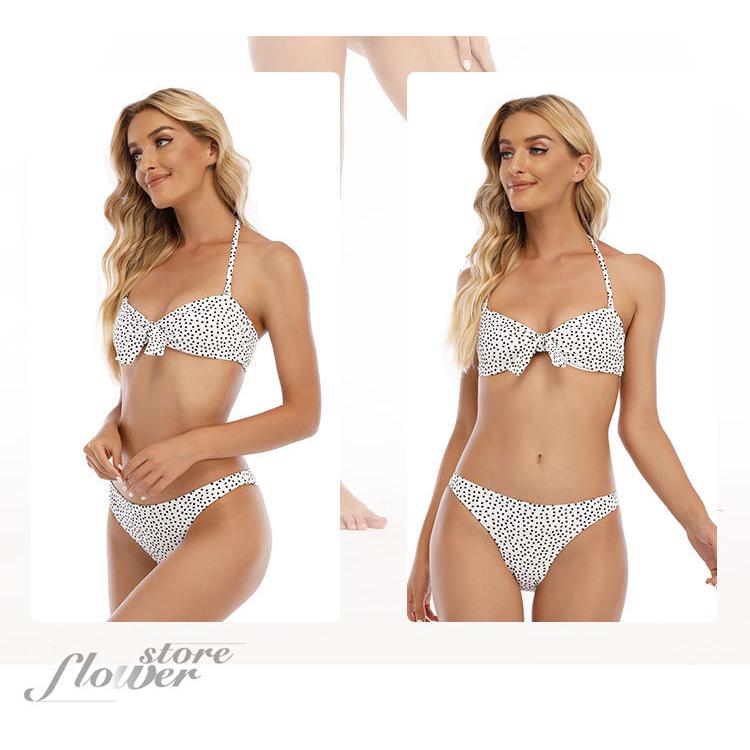 水着 レディース ビキニ セクシー ホルターネック 胸パッド ワイヤーなし クロス セパレート ビーチ 盛れる Hhno223 Flowerstore 通販 Yahoo ショッピング