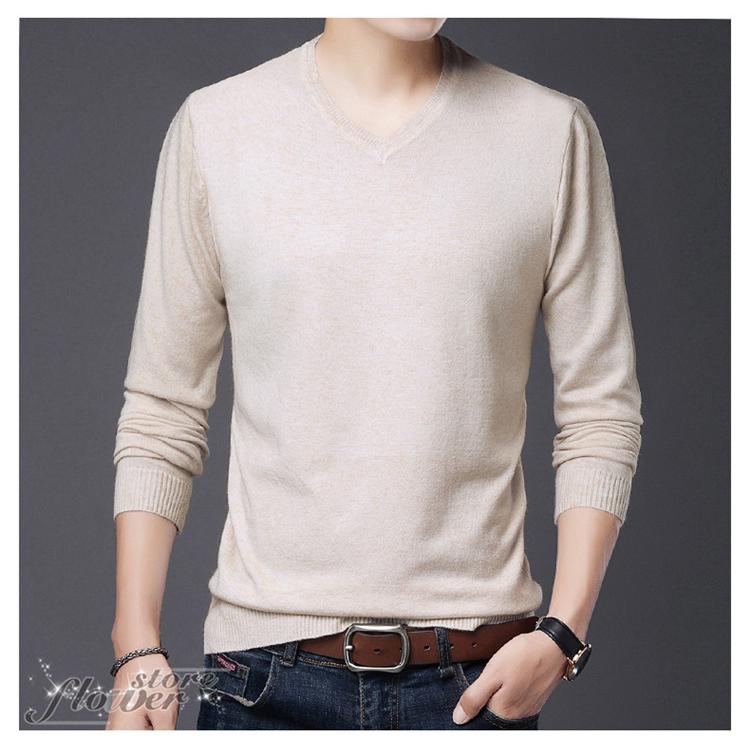 ニット セーター メンズ 長袖セーター Vネックニットトップス インナーニットソー 無地セータープルオーバー カジュアルニットトップス スリム 通勤 Hhno261 Flowerstore 通販 Yahoo ショッピング