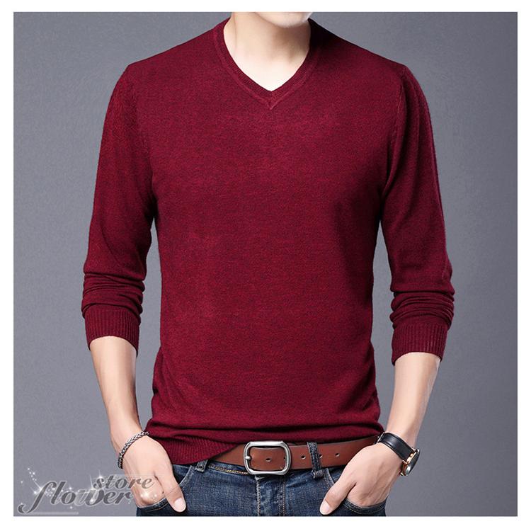 ニット セーター メンズ 長袖セーター Vネックニットトップス インナーニットソー 無地セータープルオーバー カジュアルニットトップス スリム 通勤 U3g7o9oc0k トップス Esquelles Org
