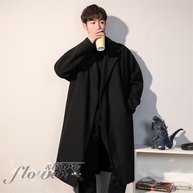 チェスターコート メンズ チェスターフィールドコート ロングコート ロング丈 ドロップショルダー ストレッチ オーバーサイズ ゆったり Hhno740 Flowerstore 通販 Yahoo ショッピング