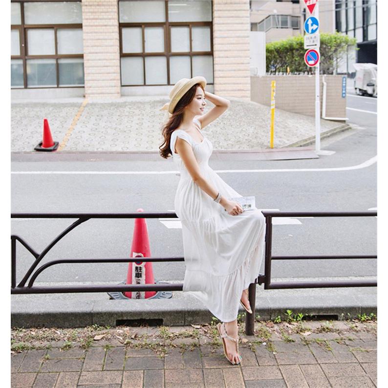 マキシワンピース シフォンワンピース ドレス マキシ丈ワンピース 通勤 結婚式 白 ホワイト 春 ロング ノースリーブ マキシワンピ ワンピース レディース Ops031 Flowerstore 通販 Yahoo ショッピング