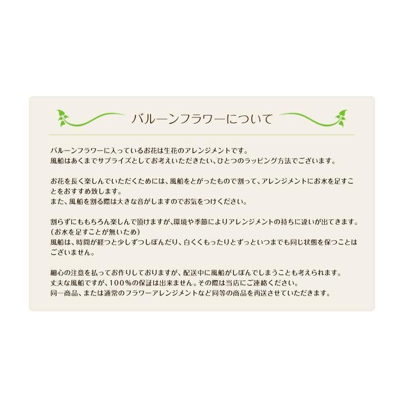 ぬいぐるみ入り バルーンフラワー 風船の中にお花のアレンジ プレゼント 誕生日 Balloonbeararrangement フラワースタイル 通販 Yahoo ショッピング