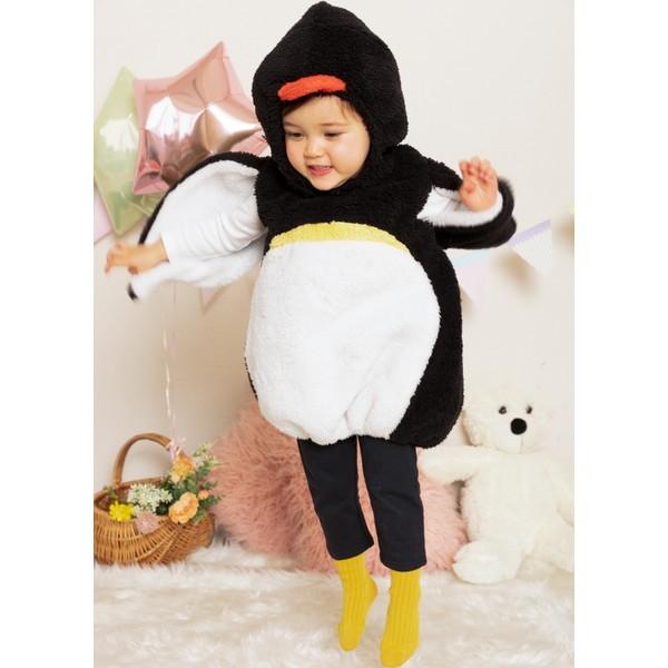 ペンギン 赤ちゃん ベビー　baby 80 90 衣装 仮装 コスプレ コスチューム マシュマロ ペンギン ベビー サイズ 80〜90｜flppr｜11