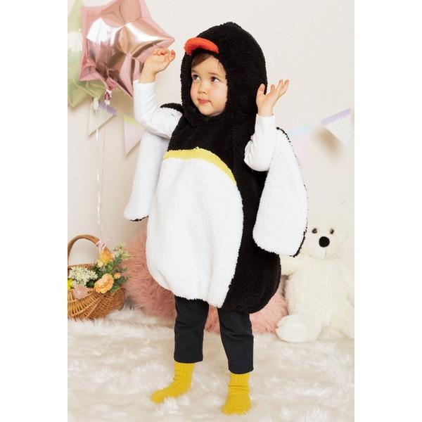 ペンギン 赤ちゃん ベビー　baby 80 90 衣装 仮装 コスプレ コスチューム マシュマロ ペンギン ベビー サイズ 80〜90｜flppr｜10