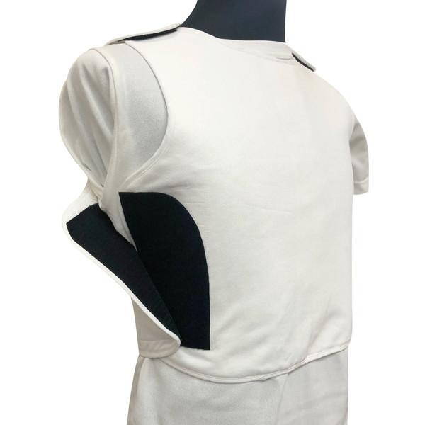 耐刃防護 生地 京都西陣yoroi 防護チョッキ オフホワイト S SP-AB4