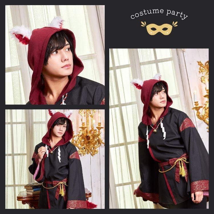 ファングル fangr 稲荷様 パーカー 狐 キツネ 稲荷 ユニセックス 男女